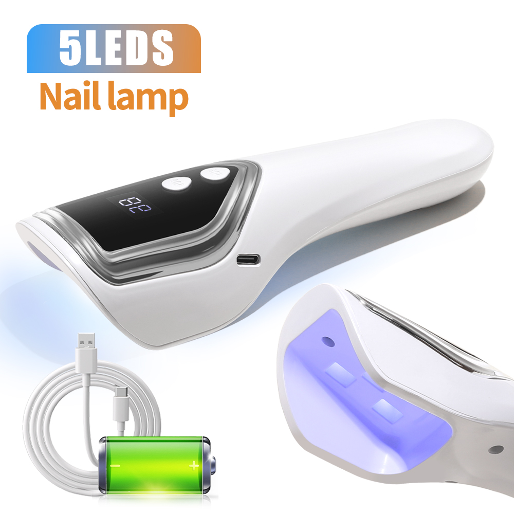Nail Art Ombre - 휴대용 손전등형 UV LED 네일 램프,