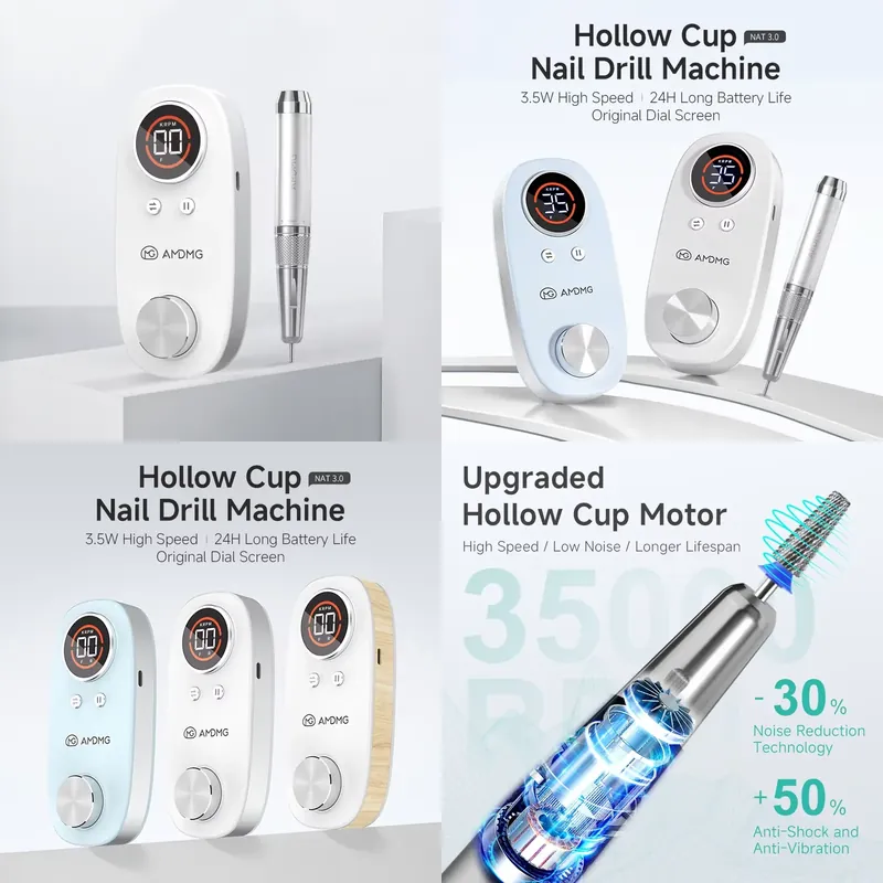 AMDMG 할로우 컵 네일 드릴 머신 전문가용 3500 - Nail Drill Machine 리뷰 및 가격