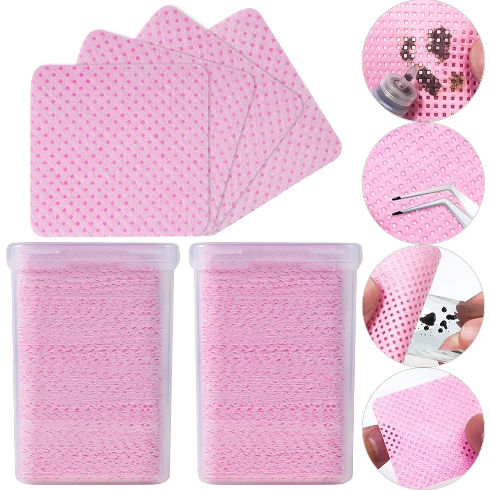 200개 핑크색 보풀 없는 네일 폴리쉬 리무버 물티슈  - Nail Art Pink 리뷰 및 가격