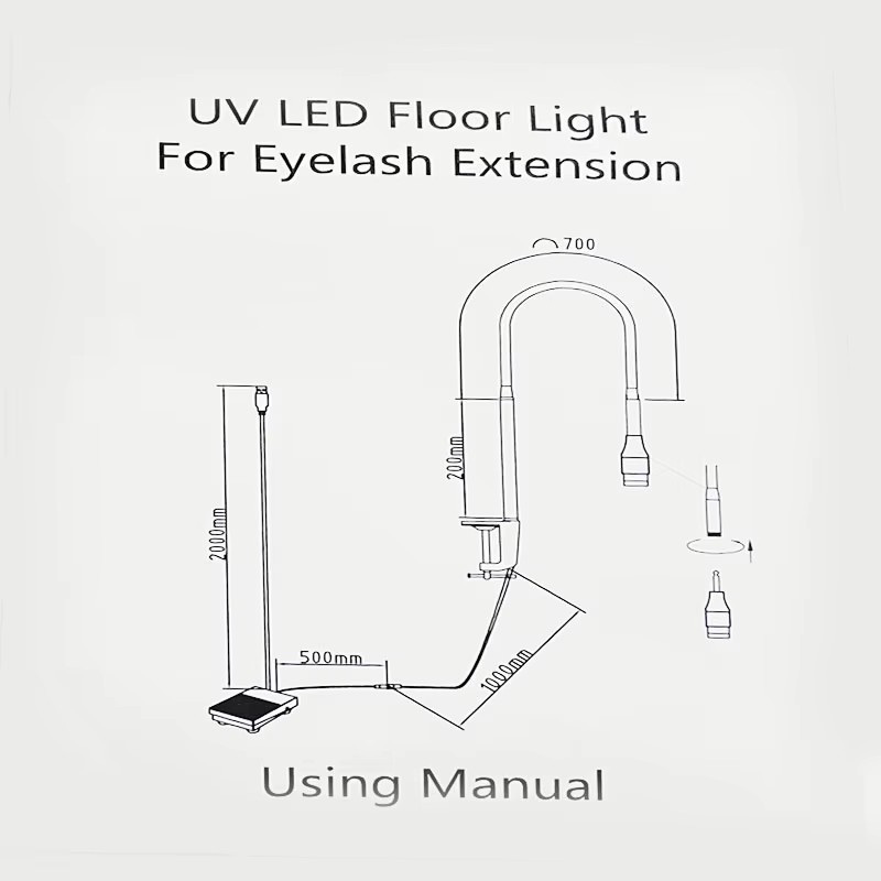 UV 래쉬 라이트 UV 속눈썹 접착제 5W LED 속눈 - Nail Art Ombre 리뷰 및 가격